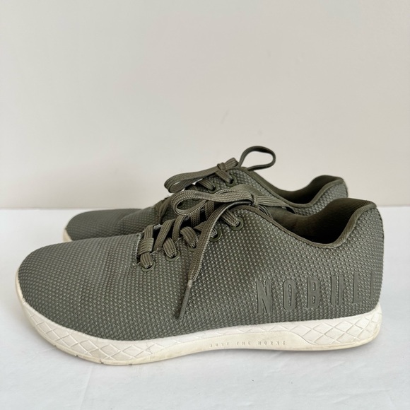 NoBull Superfabric CrossFit Trainer Shoes Womens US W 8.5 / M 7 Olive/Green/Army - Picture 3 of 14